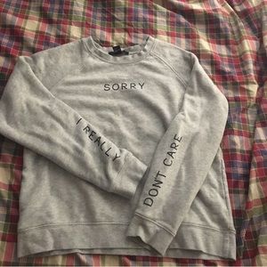 Small Grey Sweatshirt